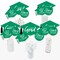 Big Dot of Happiness Green Grad - Best is Yet to Come - 2026 Green Graduation Party Centerpiece Sticks - Table Toppers - Set of 15